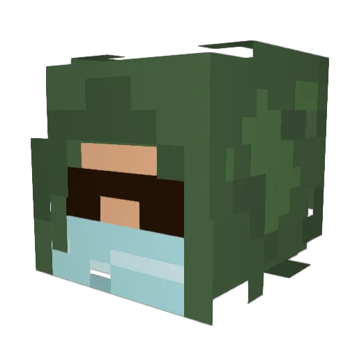 iambored78 Minecraft avatar head, 3D render
