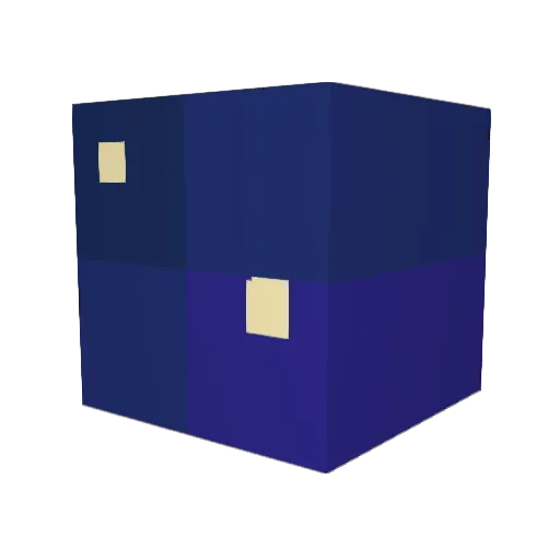 iamchubb Minecraft avatar head, 3D render