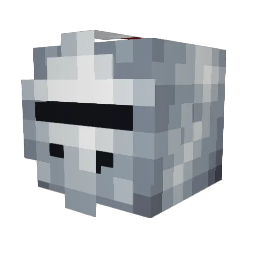 iamfatguywerty Minecraft avatar head, 3D render