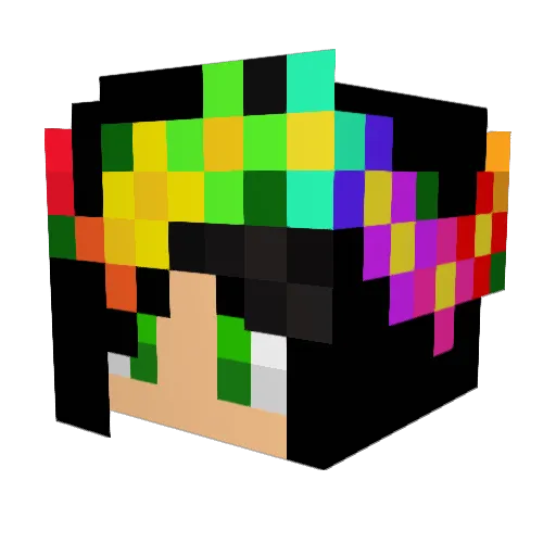 iamfeyre Minecraft avatar head, 3D render
