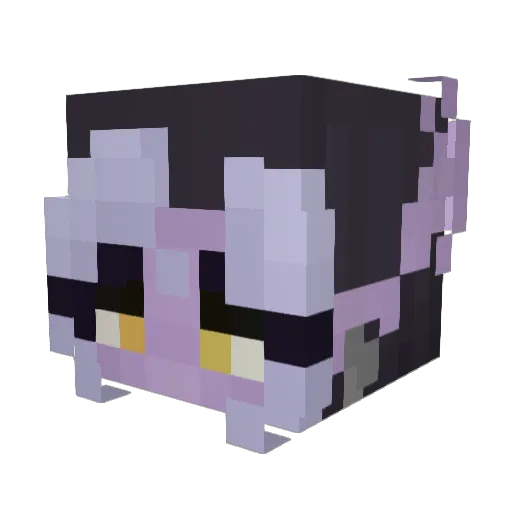 iamflufflez Minecraft avatar head, 3D render