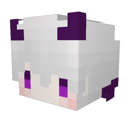iamfullofsadness Minecraft avatar head, 3D render