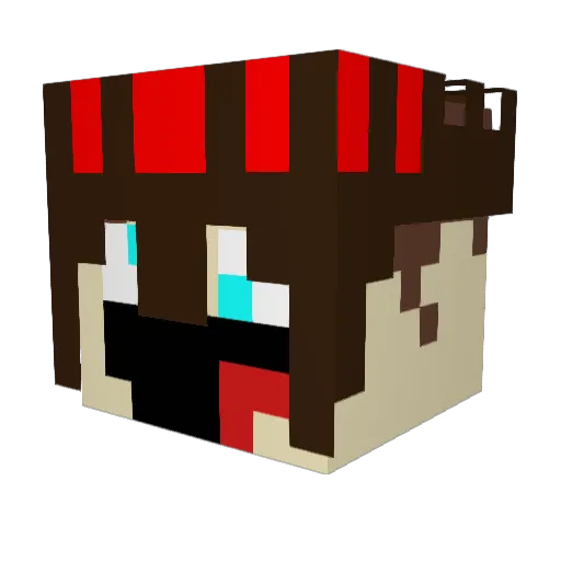 iamgriffin2000 Minecraft avatar head, 3D render