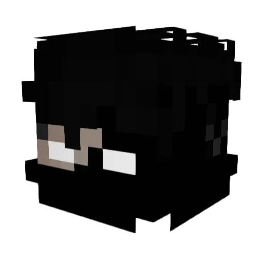 iamhandrix Minecraft avatar head, 3D render