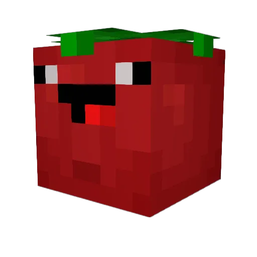iamhornee Minecraft avatar head, 3D render