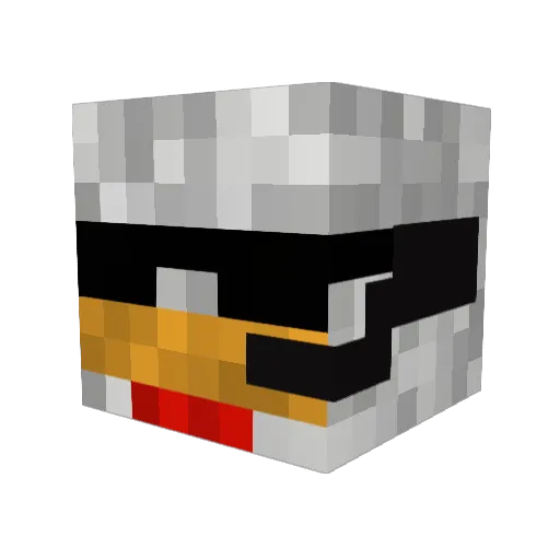 iamimmortal1986 Minecraft avatar head, 3D render