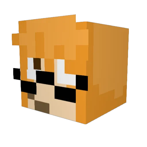iamkamden Minecraft avatar head, 3D render
