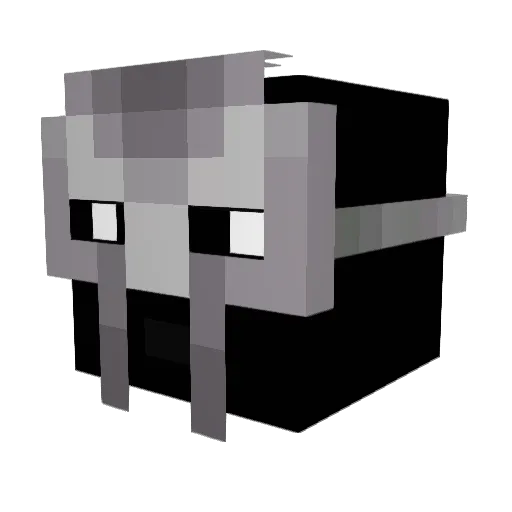iamkinq Minecraft avatar head, 3D render