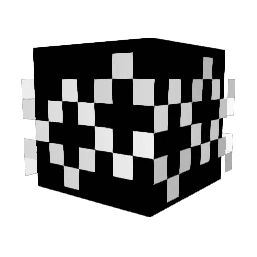 iamlarphi Minecraft avatar head, 3D render