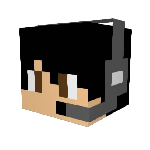iamlegendsam123 Minecraft avatar head, 3D render