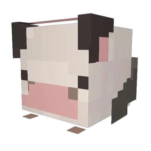 iammoooo Minecraft avatar head, 3D render