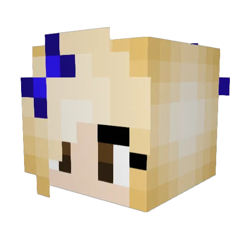 iampfaffsalt Minecraft avatar head, 3D render