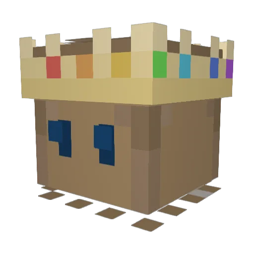 iampotat_ Minecraft avatar head, 3D render