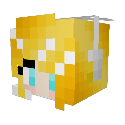 iampuki Minecraft avatar head, 3D render