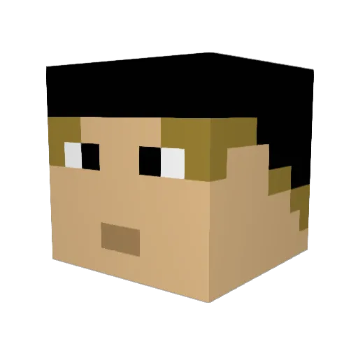 iamscotty778 Minecraft avatar head, 3D render