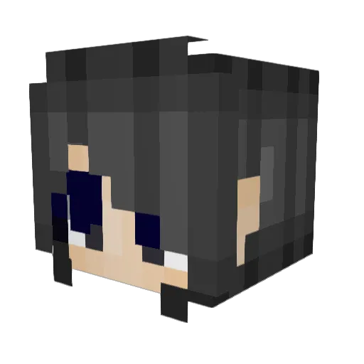 iamshadowgirl Minecraft avatar head, 3D render