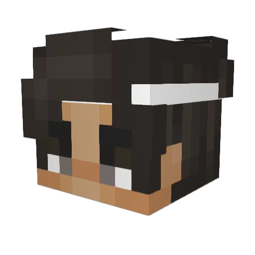 iamstoyanoww Minecraft avatar head, 3D render