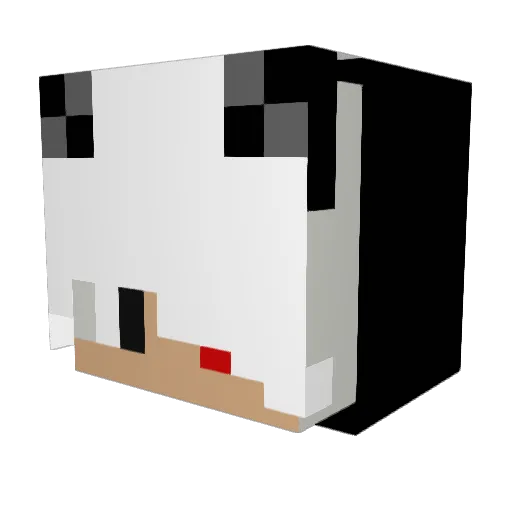 iamthetop1 Minecraft avatar head, 3D render