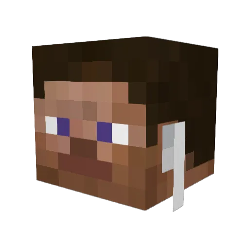 iamtheway1 Minecraft avatar head, 3D render