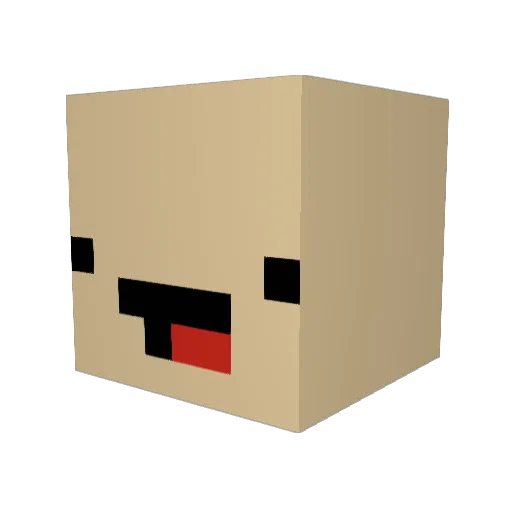 iamthug Minecraft avatar head, 3D render