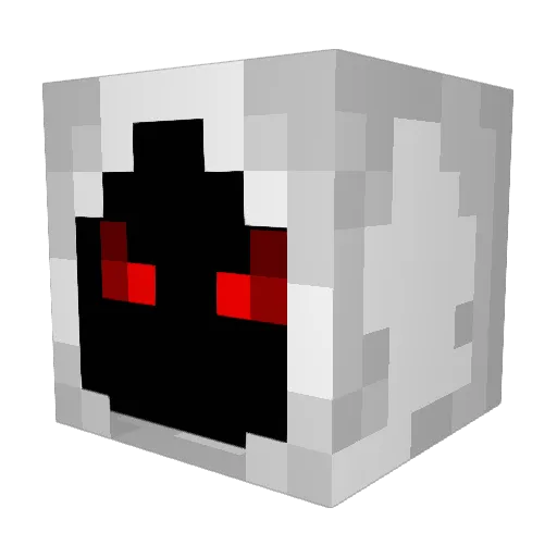 iamunk Minecraft avatar head, 3D render