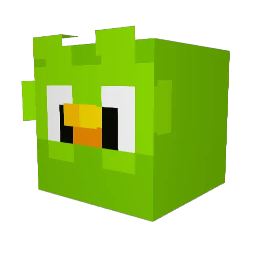 iamwoojin Minecraft avatar head, 3D render