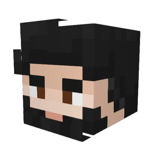 iamxd323 Minecraft avatar head, 3D render