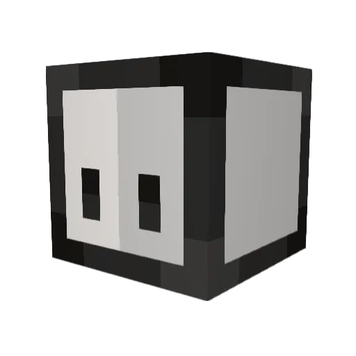 iamzyyy Minecraft avatar head, 3D render