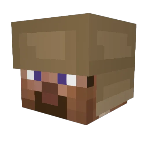 ian1288 Minecraft avatar head, 3D render