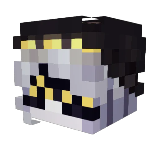 ian202432 Minecraft avatar head, 3D render