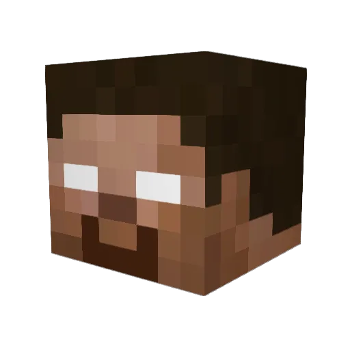 ian38x3 Minecraft avatar head, 3D render