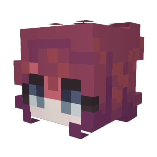 ianark2 Minecraft avatar head, 3D render