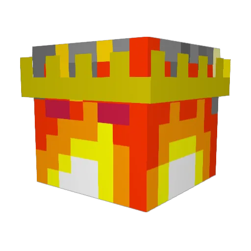 ianbeef Minecraft avatar head, 3D render
