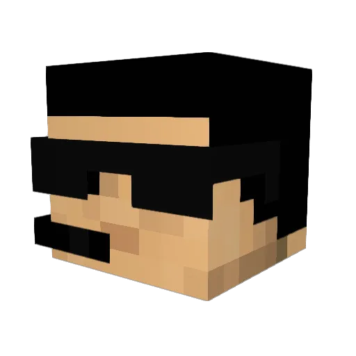 ianboistay Minecraft avatar head, 3D render