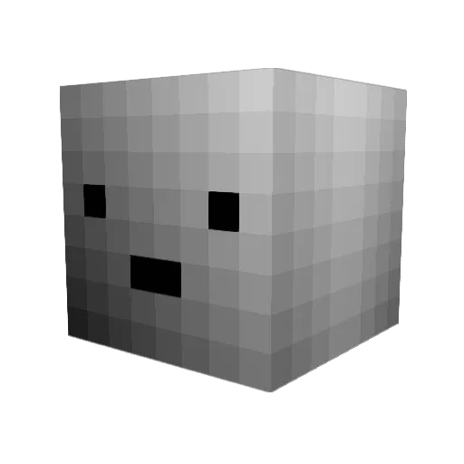 iandms Minecraft avatar head, 3D render