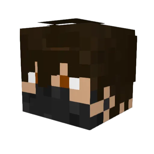 ianikus Minecraft avatar head, 3D render