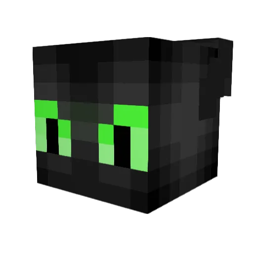 ianislost Minecraft avatar head, 3D render