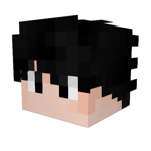 ianminecraftts Minecraft avatar head, 3D render