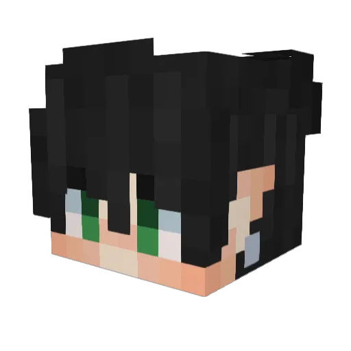 ianmmp Minecraft avatar head, 3D render