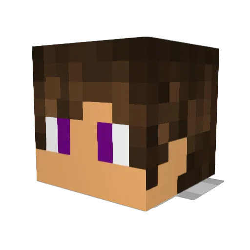 ianmoritzp Minecraft avatar head, 3D render