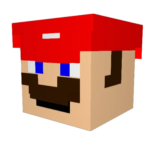 ianmorris Minecraft avatar head, 3D render