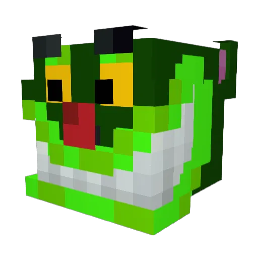 iano0 Minecraft avatar head, 3D render