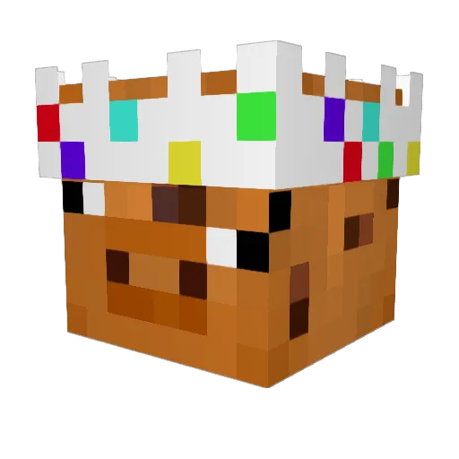 ianooS Minecraft avatar head, 3D render