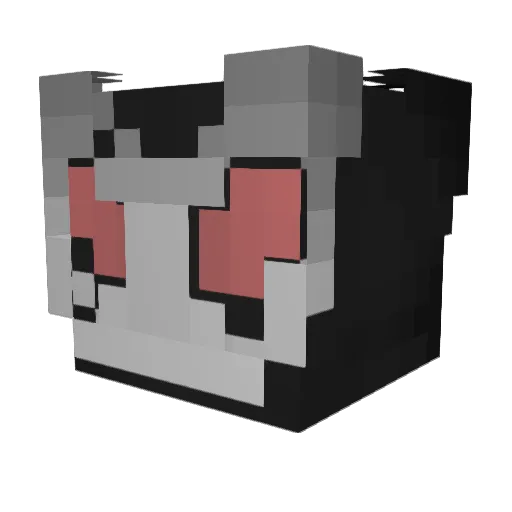 ianpandis Minecraft avatar head, 3D render
