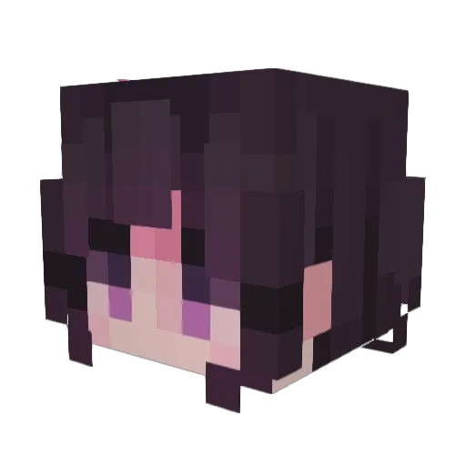 iansin Minecraft avatar head, 3D render