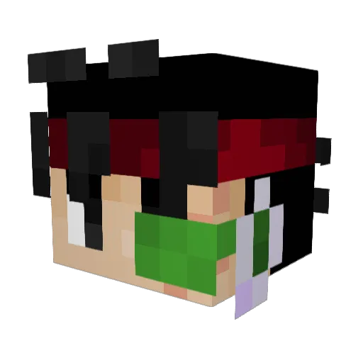 ianthnyb11 Minecraft avatar head, 3D render