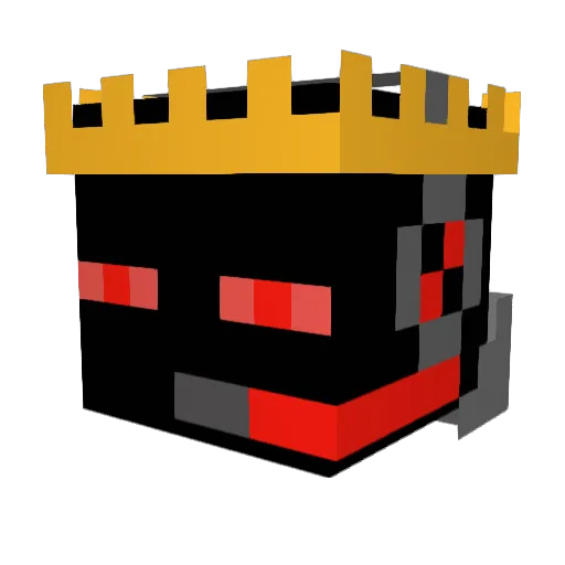 iantiemann Minecraft avatar head, 3D render