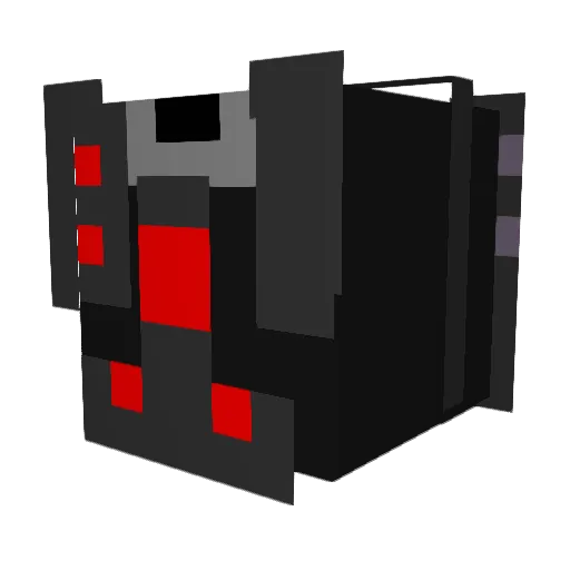 iantxu_5 Minecraft avatar head, 3D render