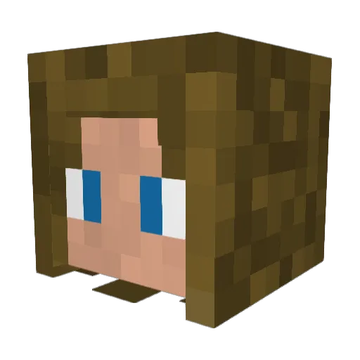 iaonY Minecraft avatar head, 3D render