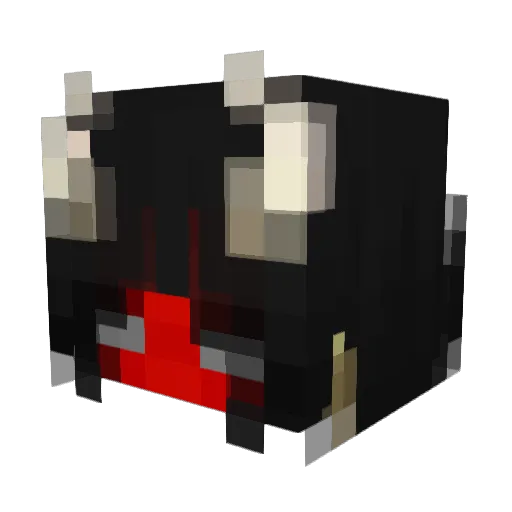 iara420 Minecraft avatar head, 3D render